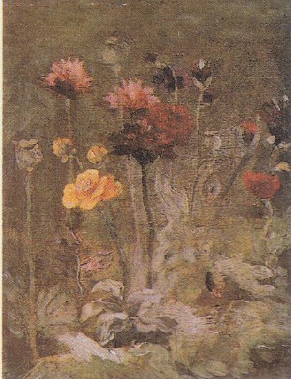 Vincent Van Gogh Still Life with Scabiosa and Ranunculus oil painting image